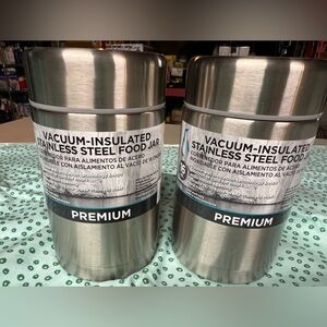 Vacuum seal, stainless steel food container